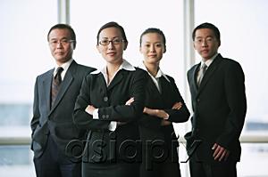 AsiaPix - Executives looking at camera, portrait